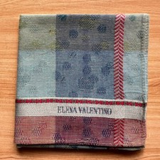HANDKERCHIEF ART GEOMETRIC PATTERNED MEN'S POCKET SQUARE COTTON 18" D0309