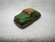 VINTAGE TIN FRICTION POLICE CAR- VINTAGE JAPAN