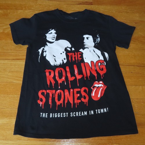 ROLLING STONES "Biggest Scream in Town" (SM) T-Shirt MICK JAGGER KEITH RICHARDS - Picture 2 of 2