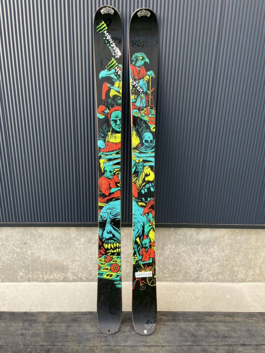 K2 Hellbent 179cm Powderfat Skis - 132mm Width - Marker K2 Hellbent 179cm Powderfat Skis - 132mm Width - Marker