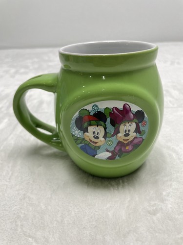 Disney Mickey Minnie Holiday Mug Christmas Xmas Green 2017 Frankford Candy - Picture 3 of 6