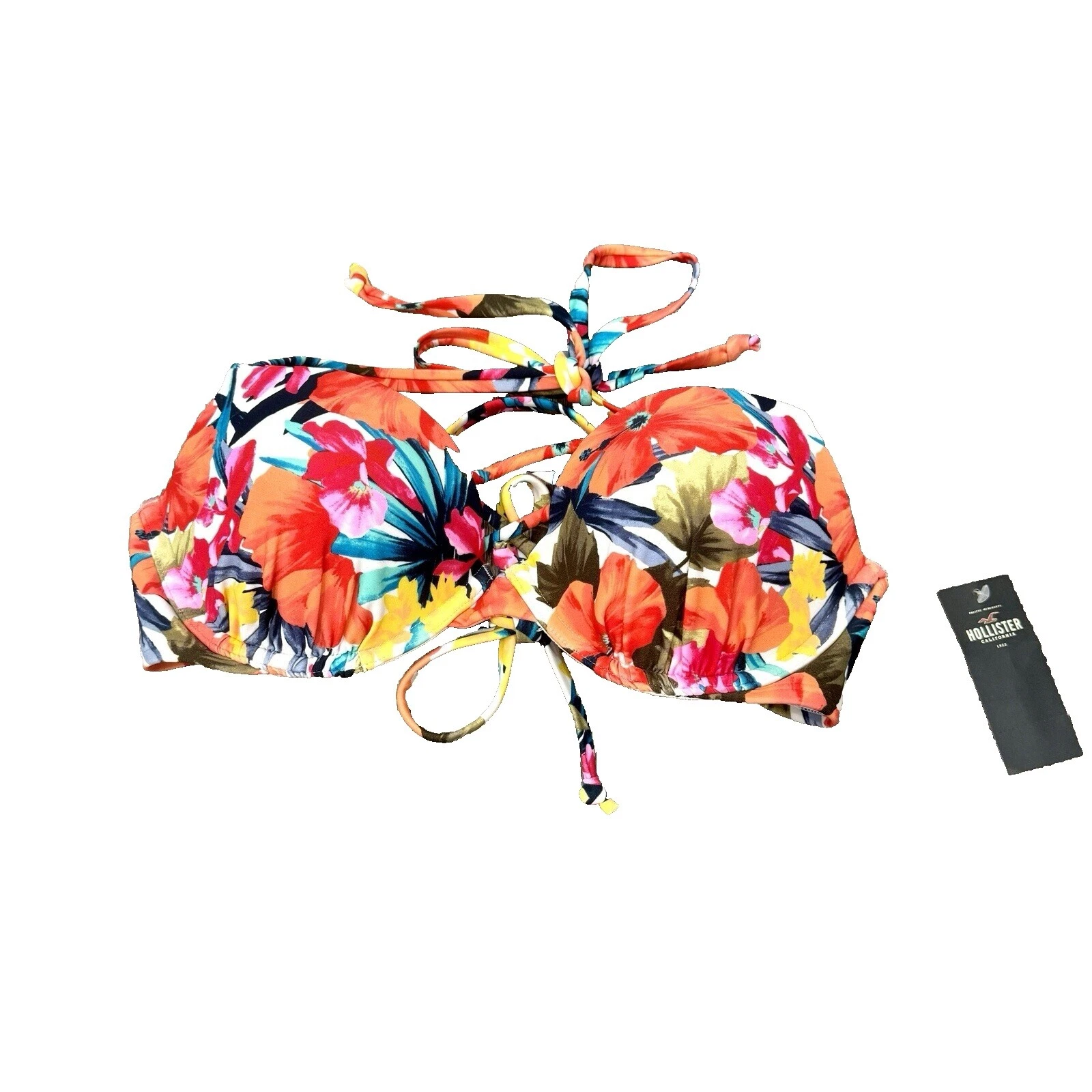 Traje de baño floral Hollister Nylon para De mujer