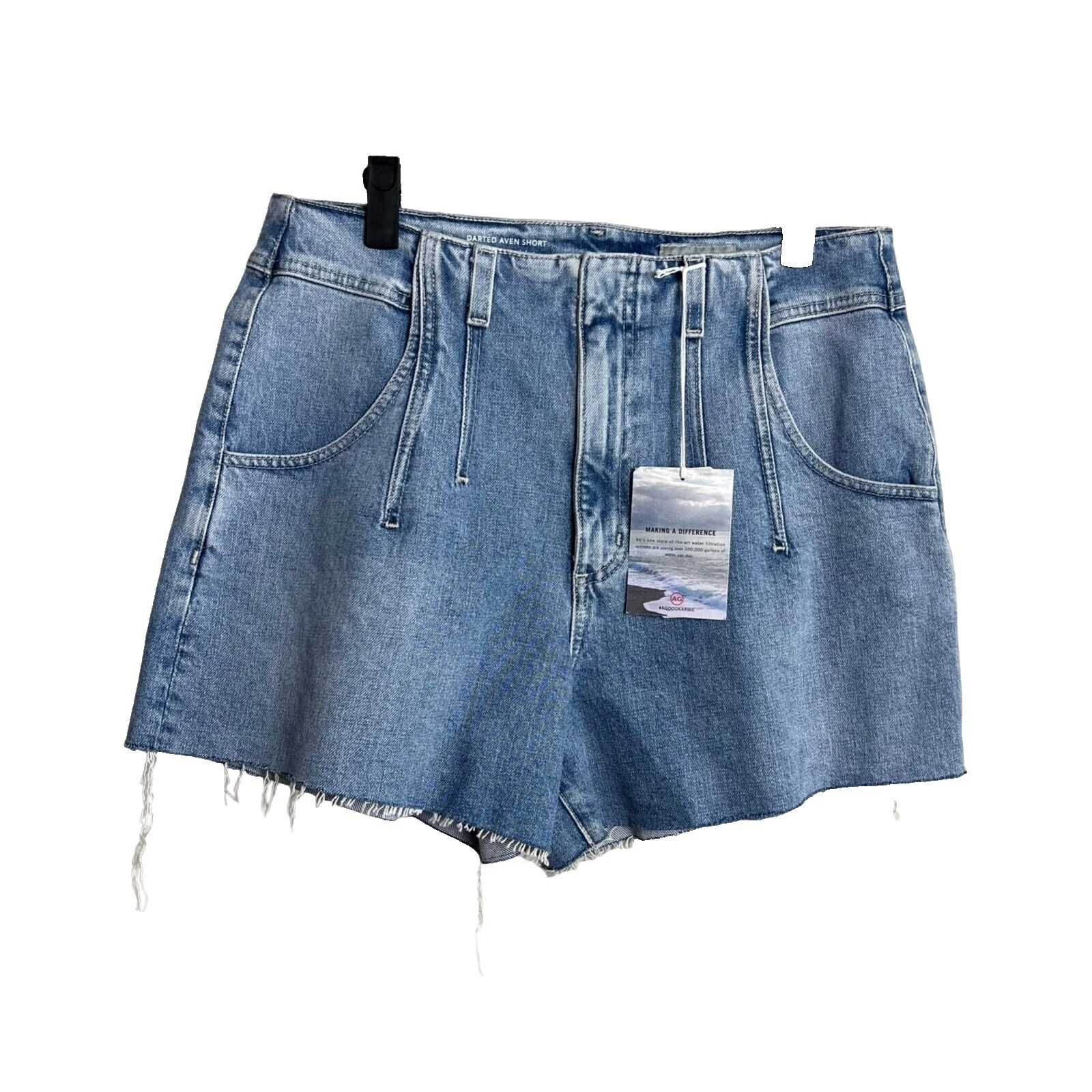 Shorts AG Adriano Goldschmied Tamanho Normal para mulheres