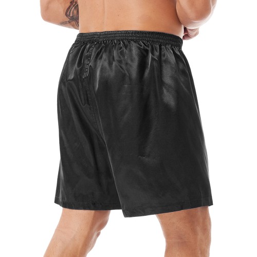 Men Shorts Silk Satin Boxer Pajamas Shorts Sleepwear Underwear Sleep Shorts - Picture 5 of 94
