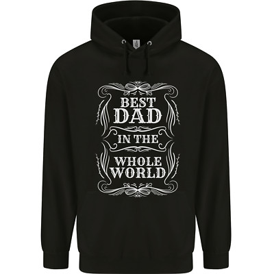Bester Vater im Wort Vatertag Herren 80% Baumwolle Hoodie