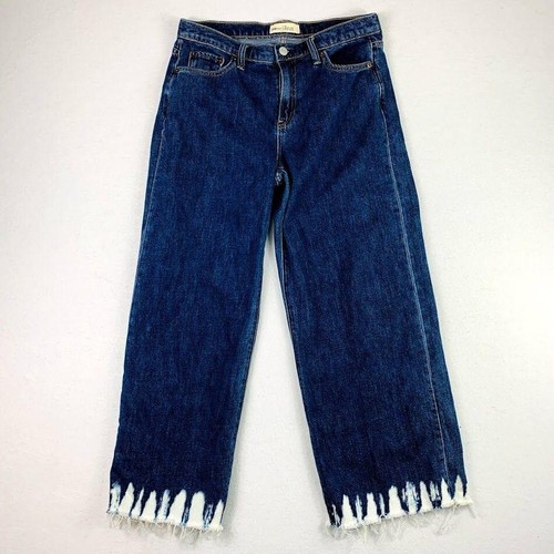 Wide Leg Jeans Bleach Tie Dye 