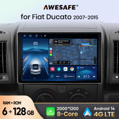 13.1'' Carplay Für Fiat Ducato 2006-2024 Android 14 Autoradio GPS Navi DAB+
