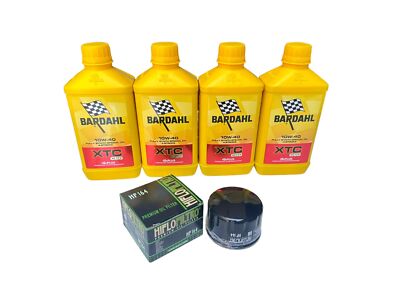 Bardahl Xtc C60 10W40 Oil Change Kit 4Lt + BMW R 1200 St Filter '05-08