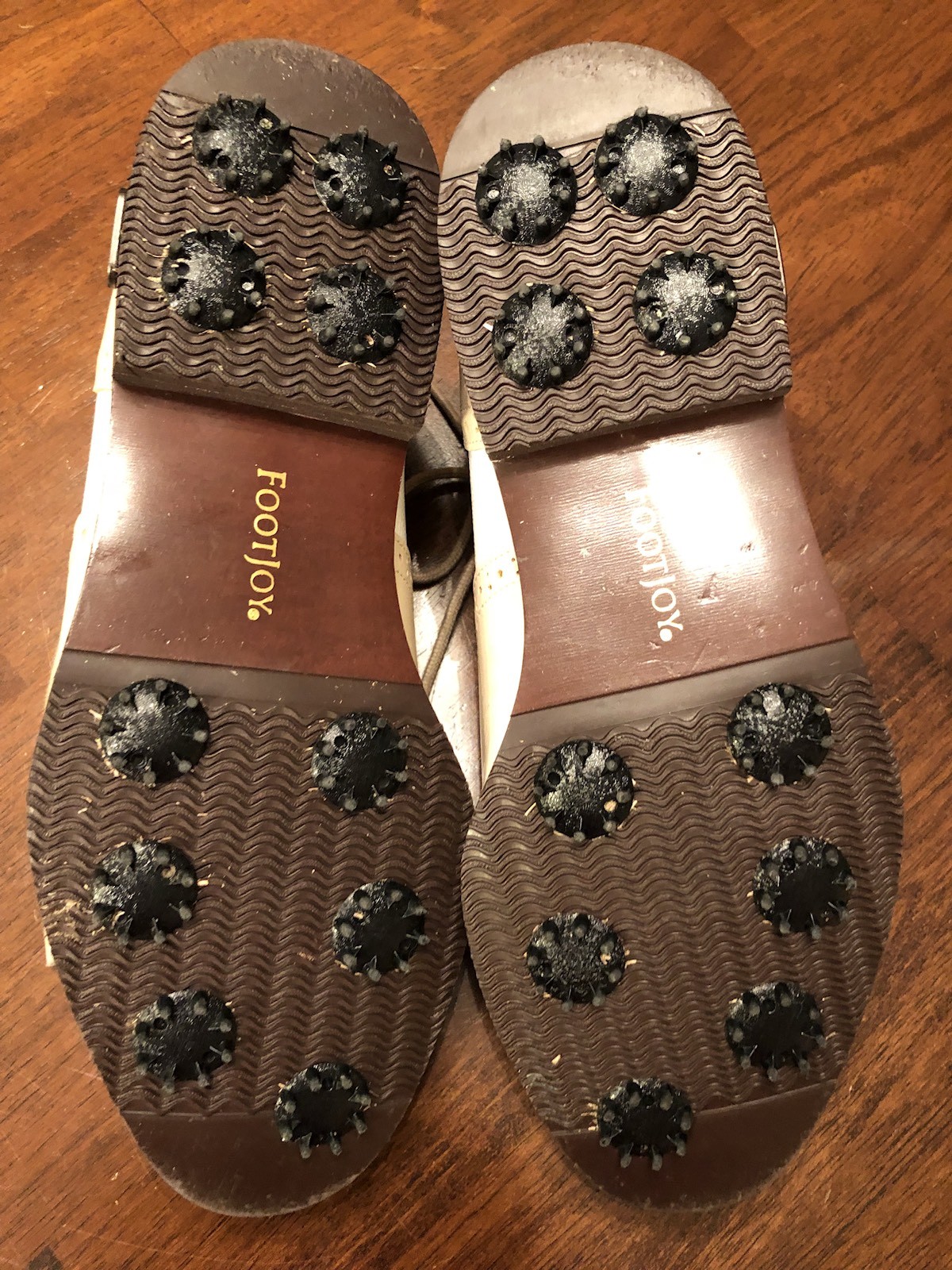 Footjoy Europa Women's Golf Shoes Size 7N Oxford TanAnd White EUC eBay