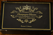 ROXBURGH Champagne Flutes Glasses Set of 2 - 25th Anniversary