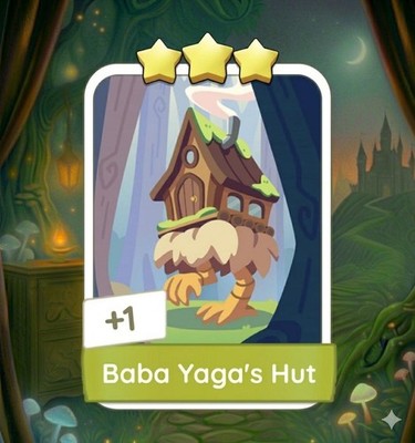 Baba Yaga's Hut - 3 star - Monopoly Go Set 15