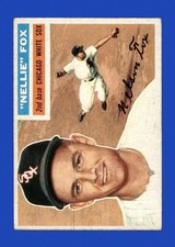 1956 Topps Set-Break #118 Nellie Fox VG-VGEX (white back) *GMCARDS*