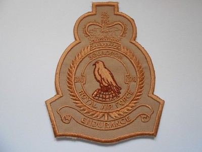 120 Squadron RAF Squadron / Wappen Stoff Patch Desert Wear