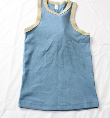 KOTN Women's Ribbed Stretch Racer Trim Tank Top EJ3 Delta/Desert Size XS NWT