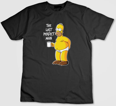 #ad Homer Simpson The Simpsons Short Sleeve Black T Shirt Size S 5XL $21.00