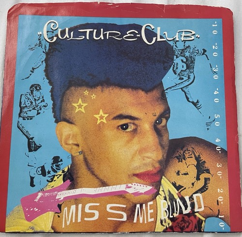 Vintage Vinyl 45 Single Culture Club Boy George Miss Me Blind 1984 ...