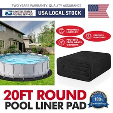 20ft Heavy Duty Pool Ground Mat, Waterproof Pool Base Protection Pad