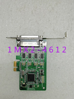 1pc used  MOXA CP-104EL-A RS-232/422/485