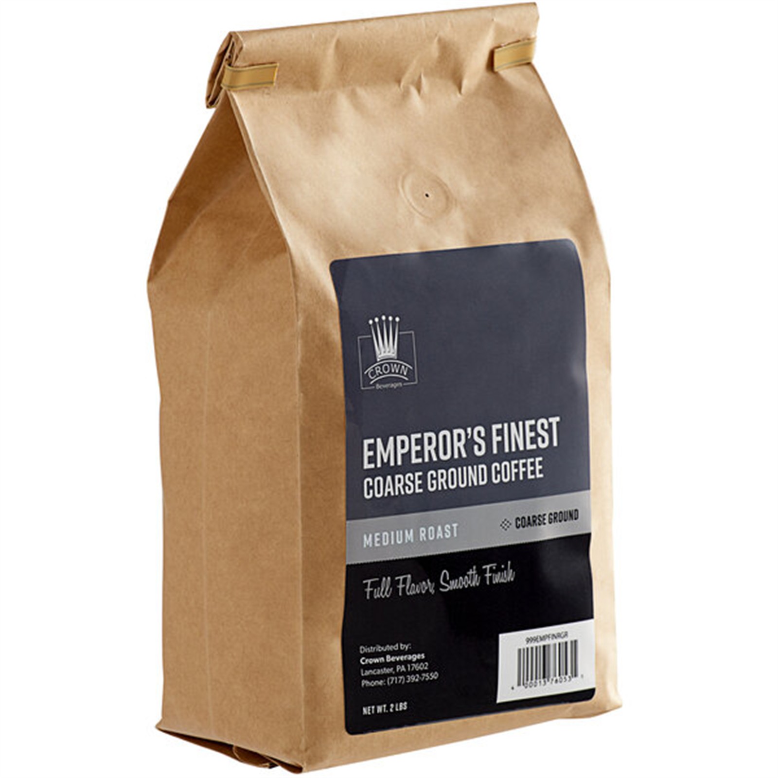 Crown Beverages Emperor's Finest Coarse Ground Coffee 2 lb. 