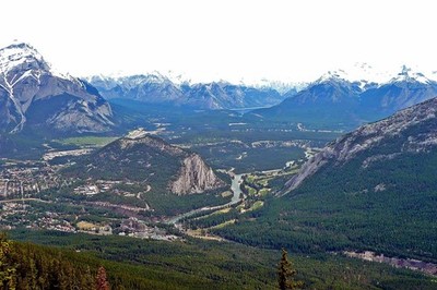Banff Canadian Rocky Mountains Rockies Alberta Kanada Foto Bild Druck
