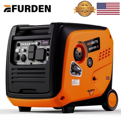 Efurden 4800W Gas Generator Inverter Super Quiet Portable 223CC RV Ready Camping