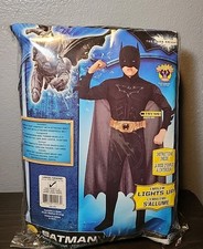 Dark Knight Rises Child Large Batman Muscle Costume 8-10 Year Old