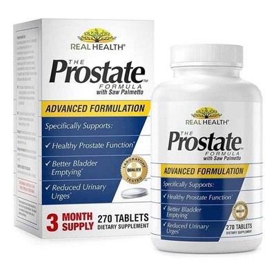Real Health The Prostate Formula with Saw Palmetto 270 Tablets