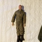 Hasbro G.I. Joe Action Figure 1964 Green Uniform Hat Belt Boots sleeping bag