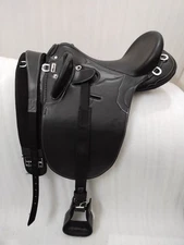 Australian Stock Leather Horse Tack Saddle With All Accessories 18".
