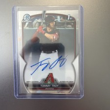 2023 Bowman Draft - Chrome Prospect Autographs Tommy Troy #CDA-TT (AU, RC)