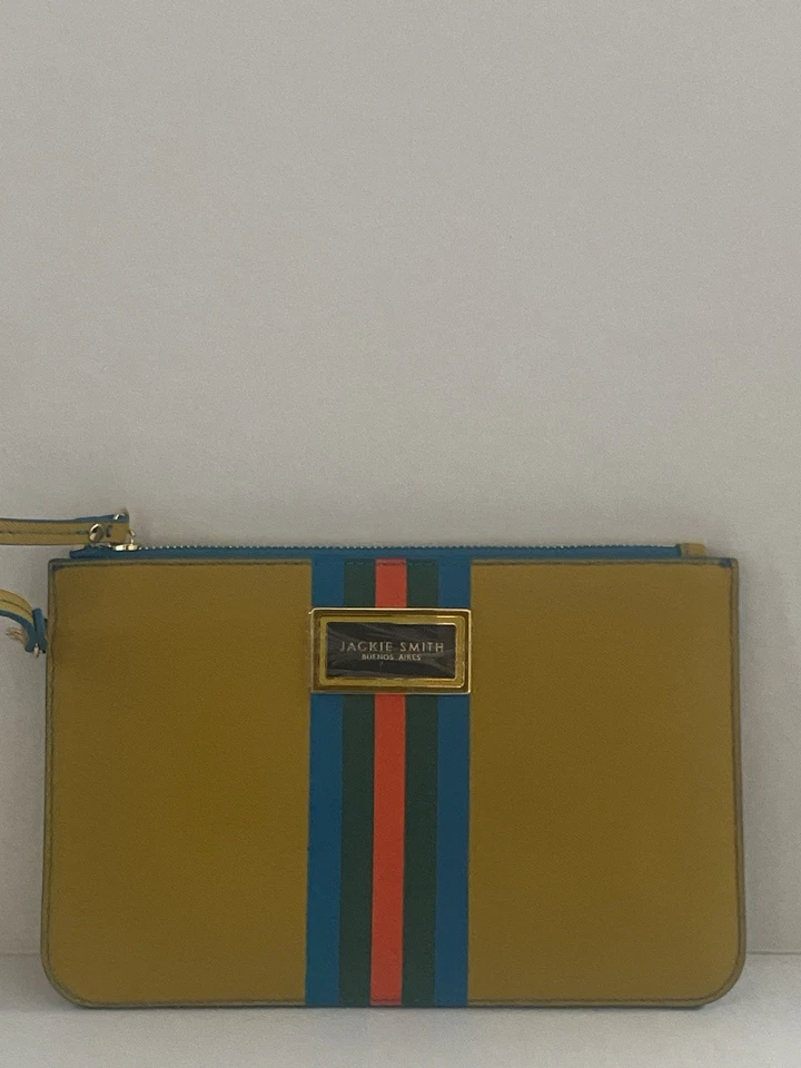 Jackie Smith Buenos Aires Leather Clutch Bag Designers Hand Purse NWT - Image 2 of 4