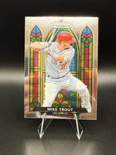 2021 Panini Prizm Mike Trout Stained Glass SG-1 Los Angeles Angels Baseball Card