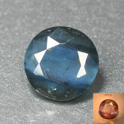 0.74 Ct Beautiful Round Cut 5.5 MM Natural Green To Grayish Purple Alexandrite