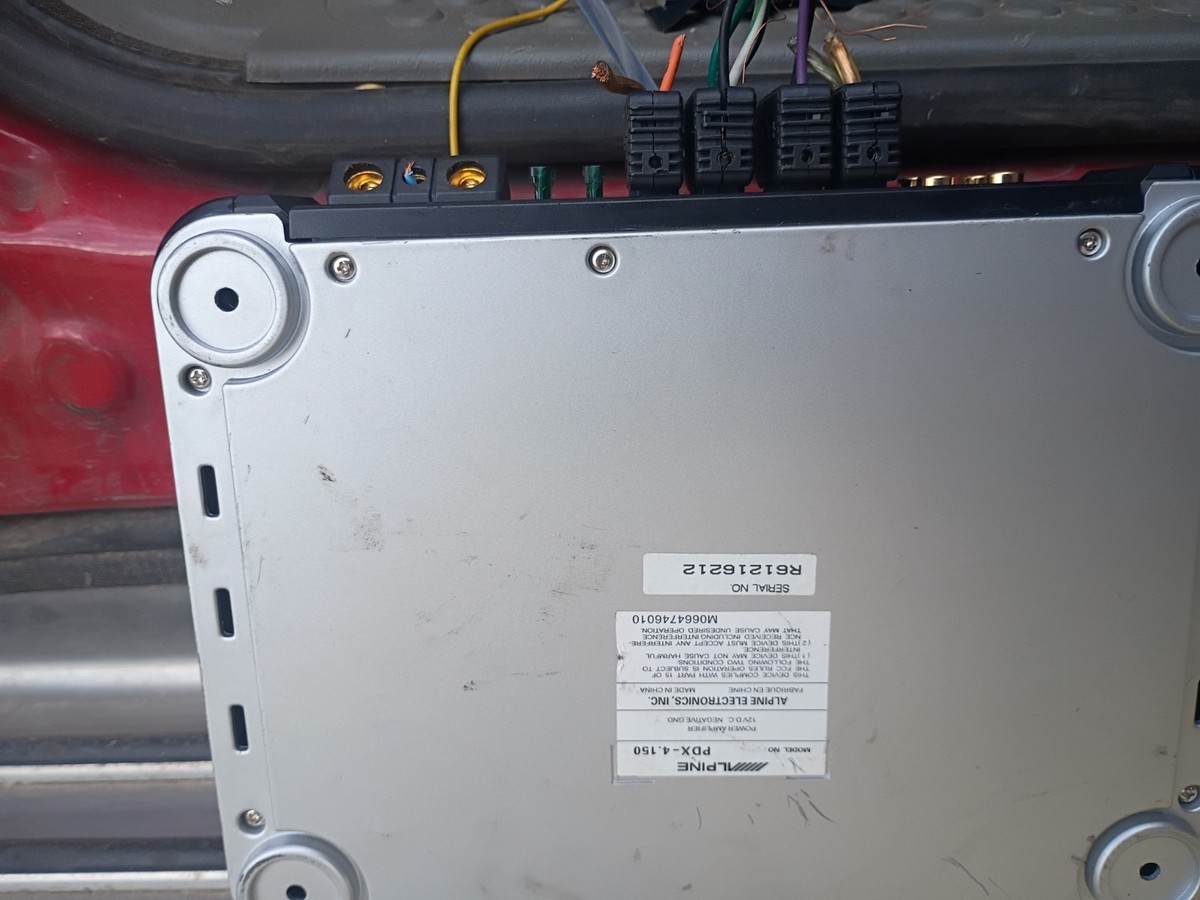 ALPINE PDX-4.150 4-Channel Digital Power Amplifier 150W x 4ch Car