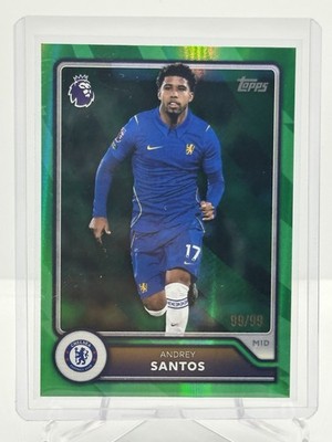 2026-27 Topps Premier League Flagship Andrey Santos /99 Green #98