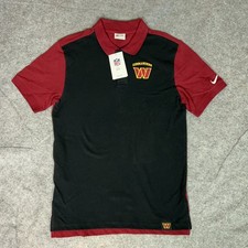 Washington Commanders Shirt Polo Mens Small NFL Football Nike New