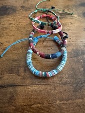 Woven Boho Surf Beach Bracelet Unisex -Friendship .X4 Bracelets