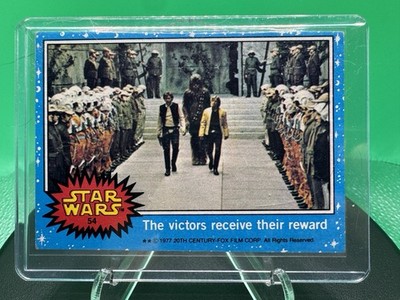 The Victors Receive Their Reward - 1977 Topps Star Wars #54