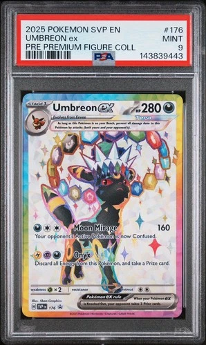 2025 POKEMON SVP PROMO PREMIUM FIGURE COLLECTION #176 UMBREON EX PSA 9