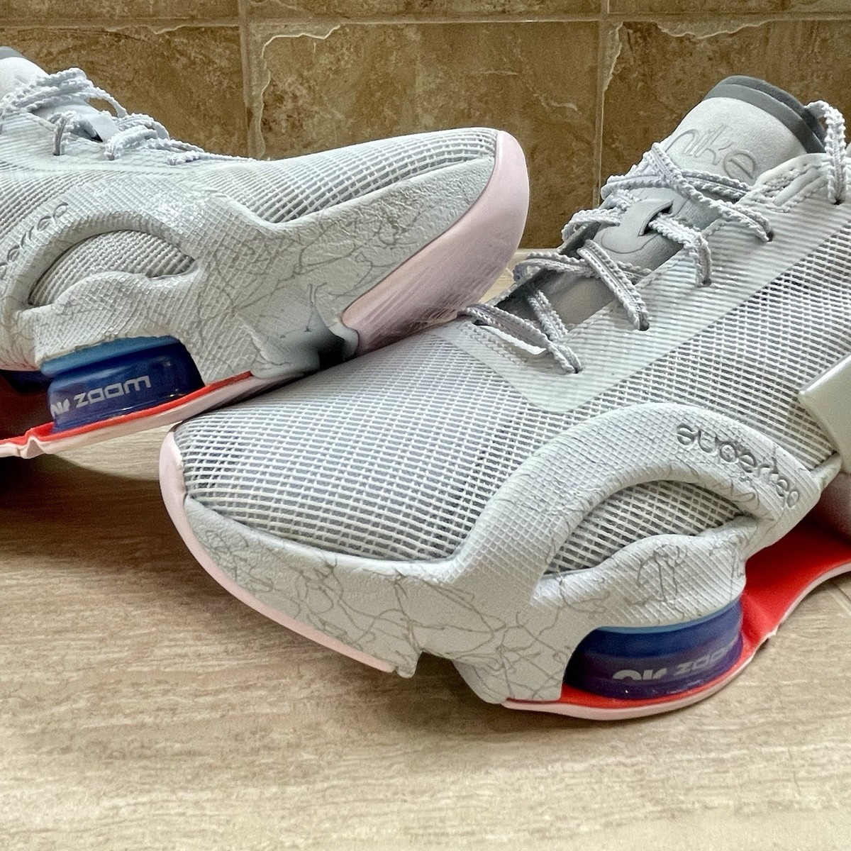 Women's Size 8.5 Nike Air Zoom SuperRep 3 'Pure Platinum' Shoes