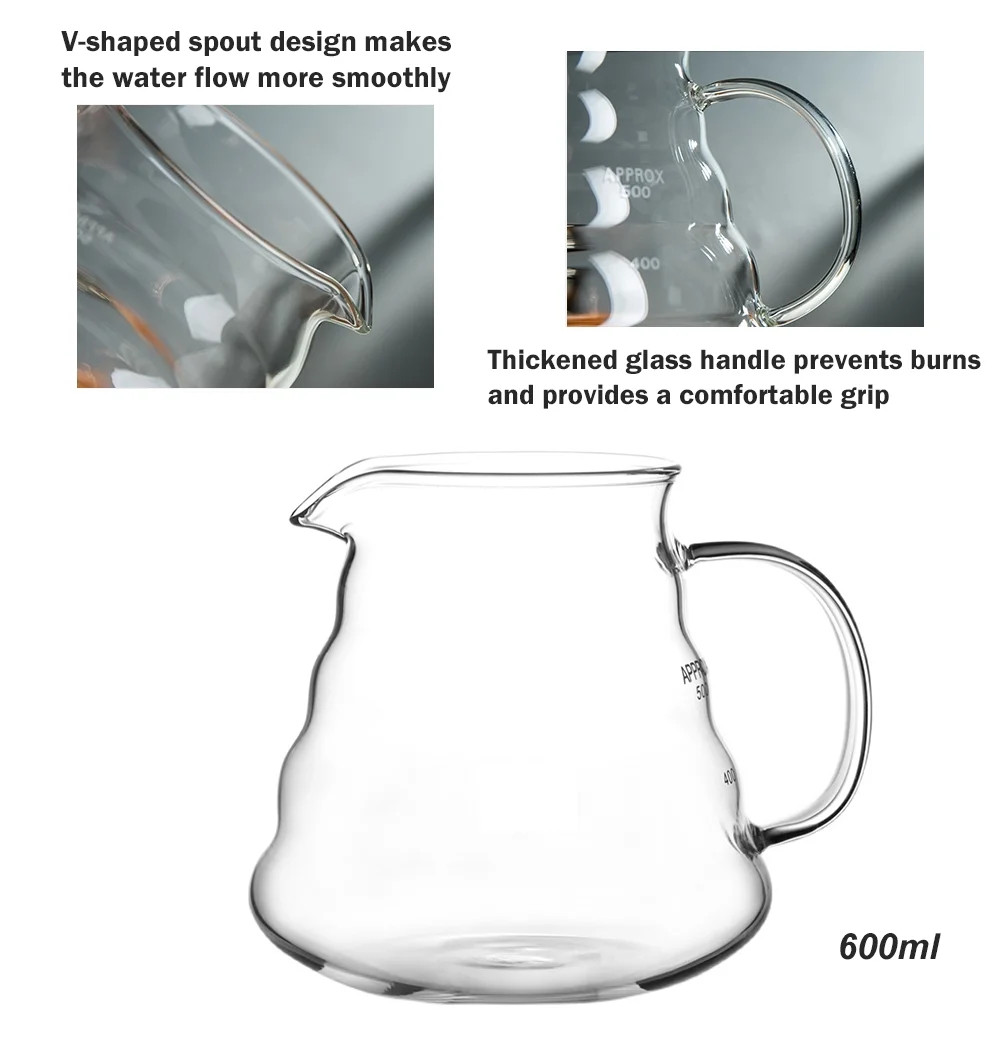 Glass Heat Resistance Pour over Coffee Drippers