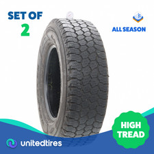 Set Of 2 Used Lt 27570r18 Goodyear Wrangler All-terrain Adventure 123bu Set Of 2 Used Lt 27570r18 Goodyear Wrangler All-terrain Adventure 123bu