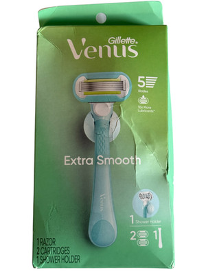 Gillette Venus Extra Smooth Women's Razor w/ 2 Blade - Imperfect Box
