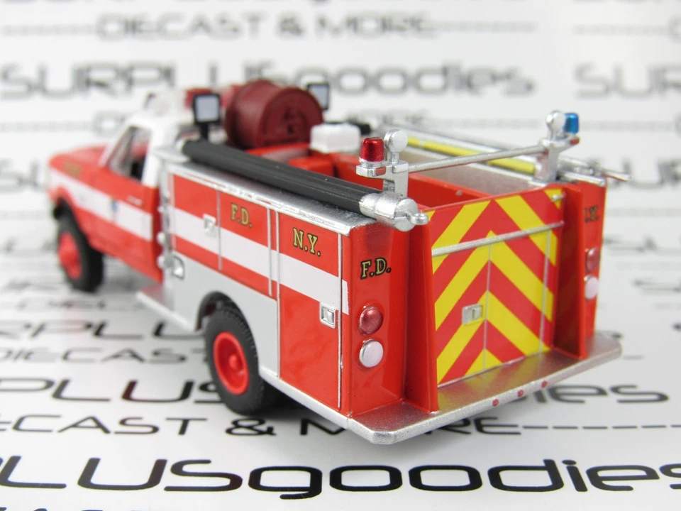 Greenlight 1:64 LOOSE FDNY 1987 FORD F-350 F350 Mini Pumper Fire Engine Truck - Image 2 of 4