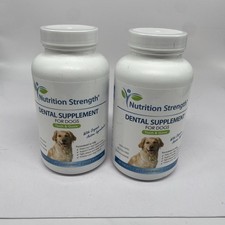 2 Nutrition Strength Dental Supplements For Dogs Non-Gmo Human Grade Made In USA