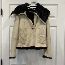 Max Mara Leather Jacket Small