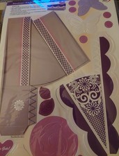 Basteln Stanzbögen Tortenstücke  Schachteln für 10 Stück