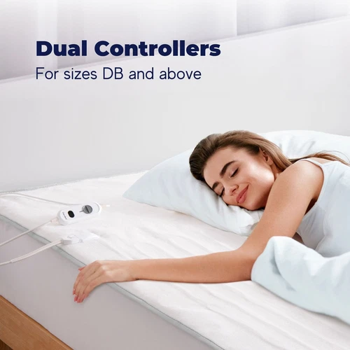 Dreamaker Fully Fitted 3 Heat Washable Electric Blanket Underblanket All Sizes - Picture 4 of 49