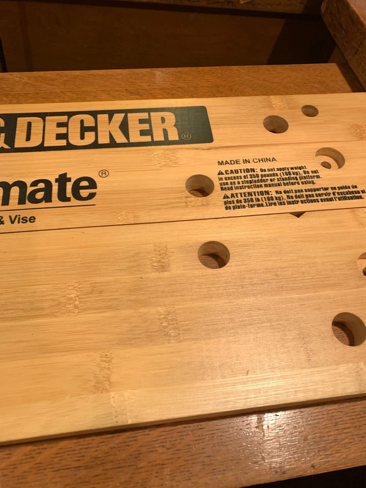 Black & Decker Workmate Workbench Replacement Wooden Vise Jaws. New - Image 4 of 4