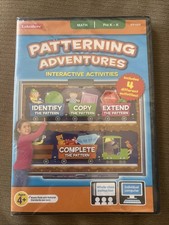 Lakeshore Patterning Adventures 4 Math Skills Pre K PC MAC New Sealed RARE